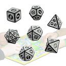 Set De Dados Poliédricos Para Juegos De Mesa Rol X7 Unidades