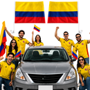 Kit 2 Banderines para Vehículo Selección Colombia
