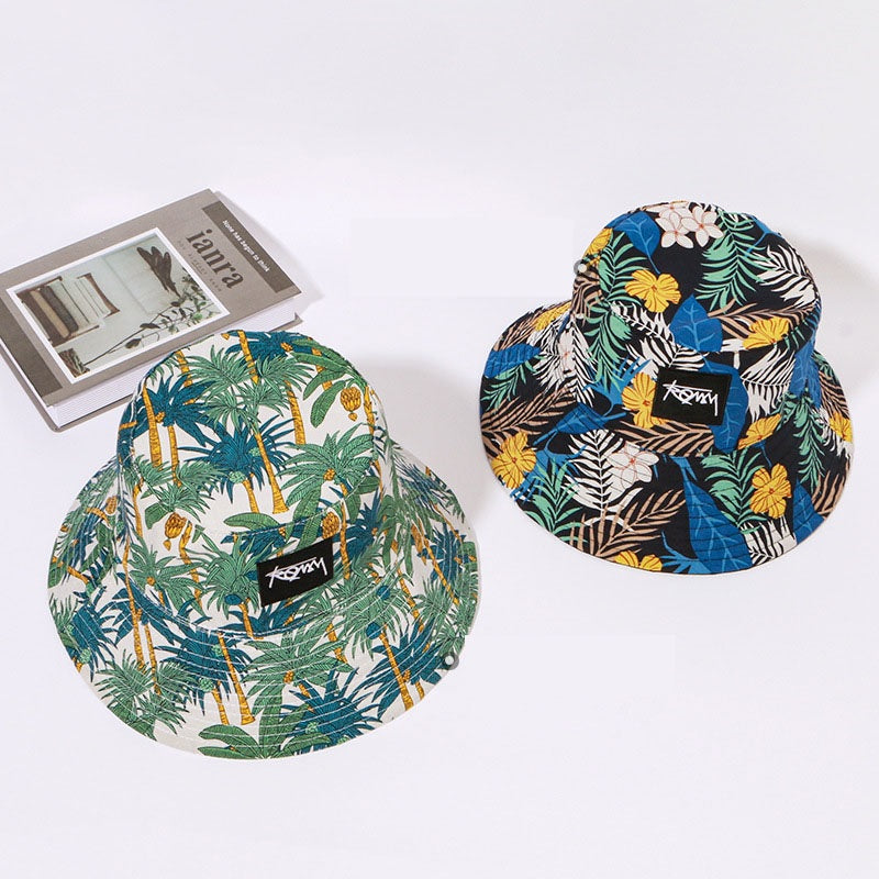 Gorro Sombrero Pescador Doble Faz Bucket Hat Playa Moda