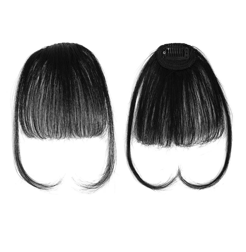 Extensión Capúl Fleco Clip Efecto 100% Natural Color Negro