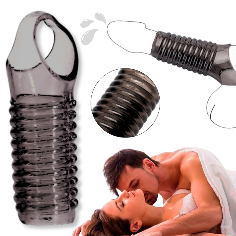 Extensión de funda de silicona,bomba de pene de condón Extensión de funda de silicona,bomba de pene de condón
