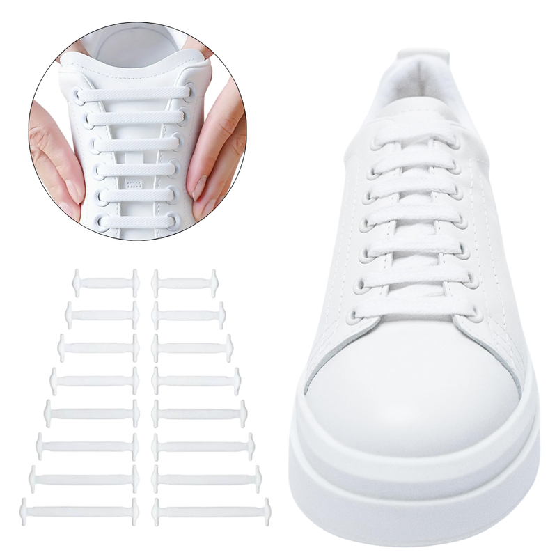 Cordon Cordones Elasticos Silicona Tenis Zapatos