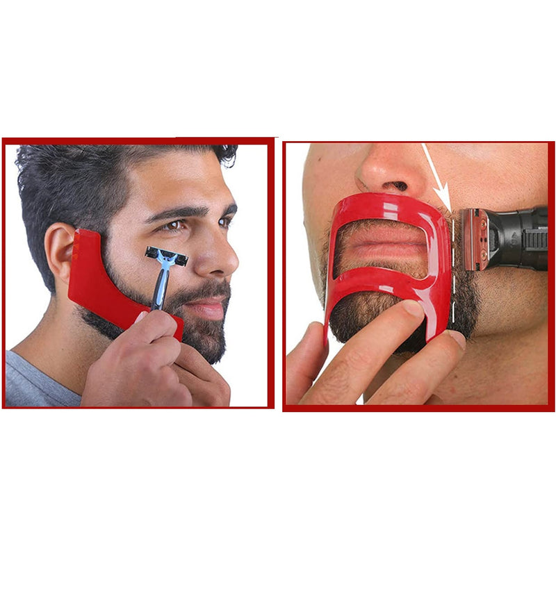 Plantilla Molde Guía Para Barba Modelado Afeitado