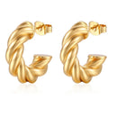 Aretes Giros Circulares Para Mujer Outfit Moda Par