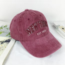 Gorra Cachucha Bordada New York Ajustable Hombres Mujeres