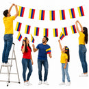 Pasa Calle Bandera Colombia 16 Banderines Decorativos 5.4 Metros