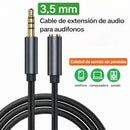 Cable Extension Auriculares Audifonos Macho Hembra 3.5mm