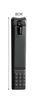 Cortauñas Negro Ácero Inoxidable Profesional