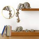 Decoracion Familia De 3 Elefantes Adornos Hogar Esculturas