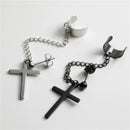 Arete Pendiente Colgante Forma De Cruz Hombre Mujer 1 Unidad