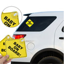Aviso Letrero Bebe A Bordo ¡Baby On Board! Reflectivo