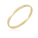 Pulsera Brazalete De Aro Ovalado Para Mujeres Y Hombres