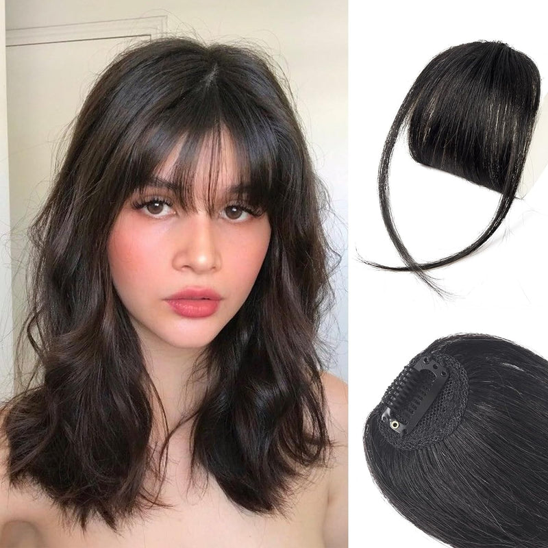 Extensión Capúl Fleco Clip Efecto 100% Natural Negro Marrón