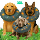 Copia de Cono De Recuperación Perros Y Gatos Collar Isabelino Azul Caritas