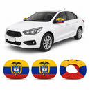 Forros Retrovisores Tricolor Colombia Con Escudo Nacional X2