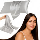 Funda Almohada En Satín Fino Anti Frizz Y Cuidado De La Piel