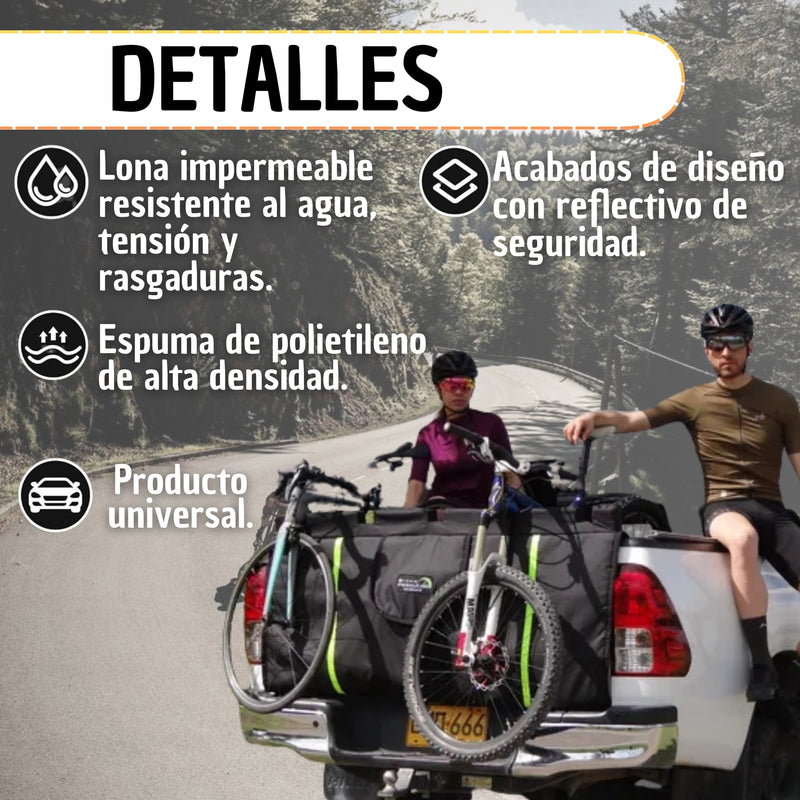 Porta Bicicletas PerduCar Para Camioneta De Platón Pickup (Diferentes tallas)