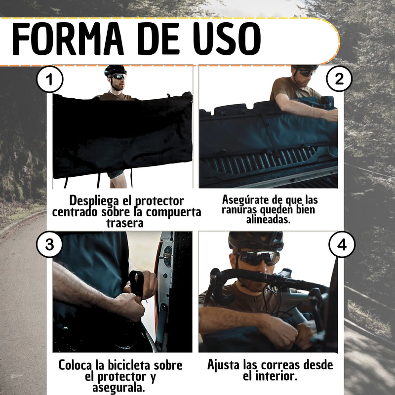 Porta Bicicletas PerduCar Para Camioneta De Platón Pickup (Diferentes tallas)