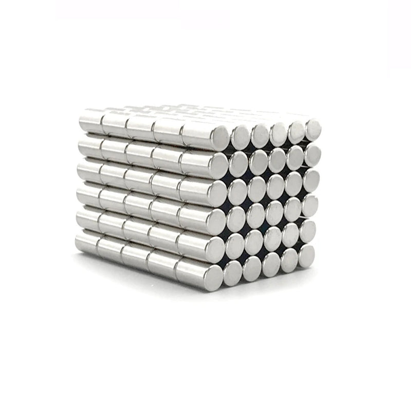 Paquete De Imanes Cilíndricos Neodimio 6x10mm X50 Unidades