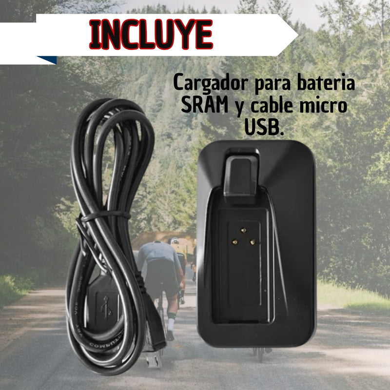 Cargador Para Baterias Grupo Sram Red Axs Etap Force Electro