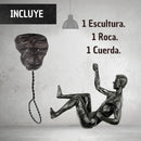 Monumento Decorativos Arte Figura Hombre En 3 Apoyos