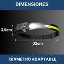 Linterna Lampara Cabeza Led Sensor Smart 2 Luces Recargable