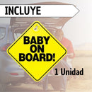 Aviso Letrero Bebe A Bordo ¡Baby On Board! Reflectivo