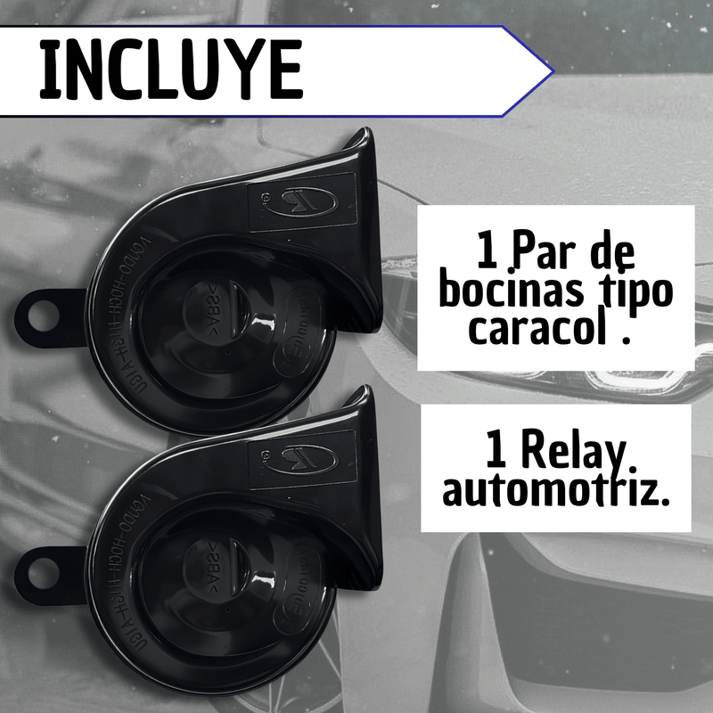 Bocinas Caracol Ir A007 12voltios 105-118db Setx2 Original