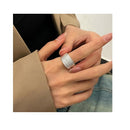 Anillo De Hilos Multicapas Multilíneas Brillantes Para Mujer