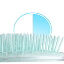 Cepillo Peine De Cabello Ultra Liviano Transparente Masaje