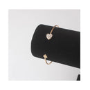 Pulsera Brazalete Corazón Abierto Delicado Para Mujer