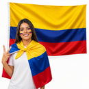 Bandera de Colombia Grande 153x90 cm Tricolor Para Eventos y Fútbol