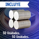 Imanes Forma De Moneda 1cmx1mm Neodimio X50u Potentes