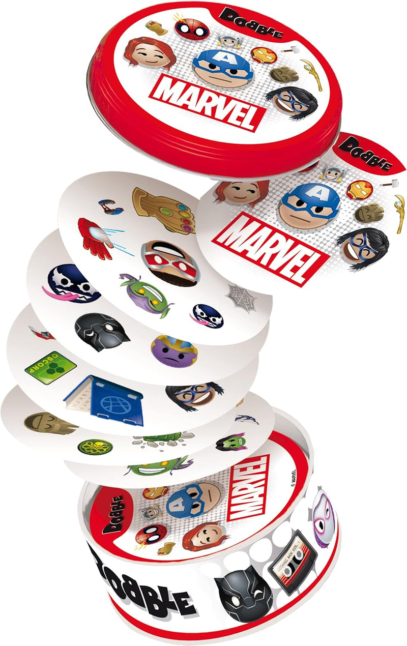 Juego De Mesa Spot It Dobble Game Emoji Personajes Marvel