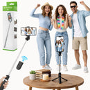 Palo Selfie con Trípode y Control Bluetooth Recargable para Fotos y Videos