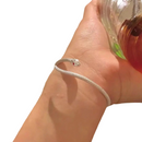 Pulsera Manilla Ojos De Serpiente Místico Abierto Ajustable