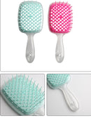 Cepillo Peine De Cabello Ultra Liviano Transparente Masaje