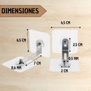 Anclajes Adhesivos De Pared Sin Taladro Armarios Mesas X2