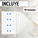 Cinta Adhesiva Estiramiento Facial Anti Arrugas 40 Unidades