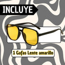 Gafas De Sol Cuadradas Unisex Estilo Retro Aviador