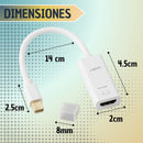 Cable Adaptador Convertidor Mini Displayport A Hdmi 4k