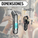 Alcoholimetro Sin Contact Digital Libre Boquilla Recargable