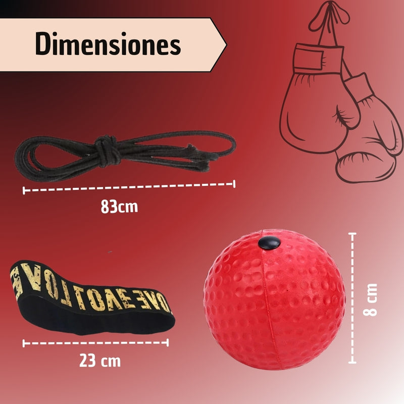 Bola Pelota Entrenamiento De Boxeo Diadema Mejora Reflejos