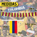 Pasa Calle Bandera Colombia 16 Banderines Decorativos 5.4 Metros
