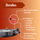 Aguja Stylus Needle Repuesto Para Tocadiscos Metal Np1 Np6