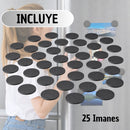 Imanes Redondos Fuertes x25 Alta Resistencia para Refrigerador y Oficina