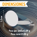 Imanes Redondos Pequeños 1.5x1.2mm Neodimio Potentes X20u