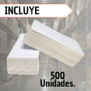 Etiquetas Termicas Directa Fuertes Ahesivas 15x12 Hojas 500