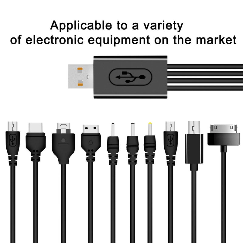 Cable Cargador Multiple Adaptador Tod 10 En 1 Varios Modelos