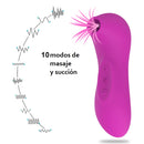 Succionador Clítoris Punto G Vibrador Consolador Recargable